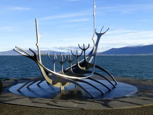 The "Sun Voyager" commemorates the beginnings of Iceland in 834AD.